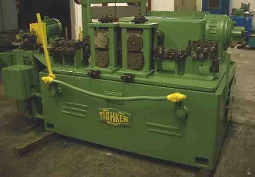 6" x 3-1/2" Tishken #vSTR-30-002-HWA, wire flattening & cutoff, 7 horizontal & 7 vertical straightener, 125 - Image 1