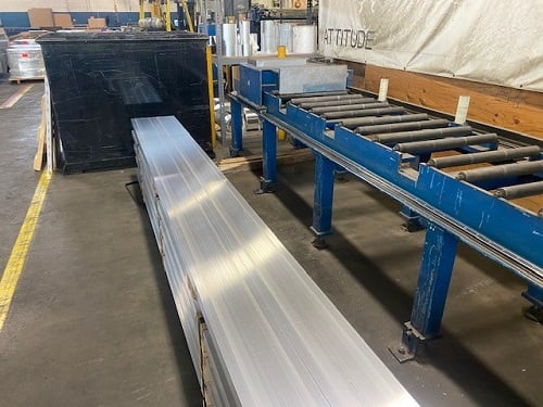 24" x 8" Metlsaw #CS216-T8, non-ferrous precision cold saw, 12' back gauge, 500 FPM, 30 HP - Image 3