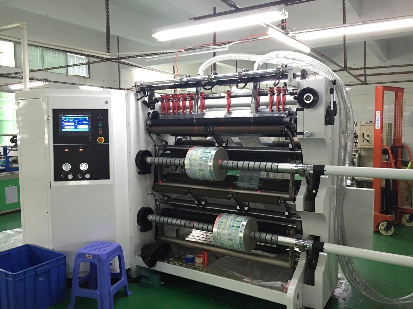 Src Systems Ltd. 30"-52" SRC #450 Duplex, film slitter, automatic load cell tension control - Image 2
