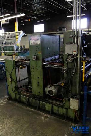 Neb, dual station bender, 28" bending width, 36" x78" hydraulic unit, 50 HP, #58768 - Image 2