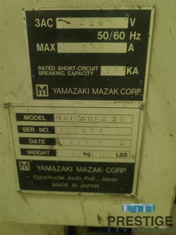 Mazak #Integrex-35Y, CNC turn/mill center, CTS, 20 station ATC, 22.5" x 60", T-Plus, #31723 - Image 7