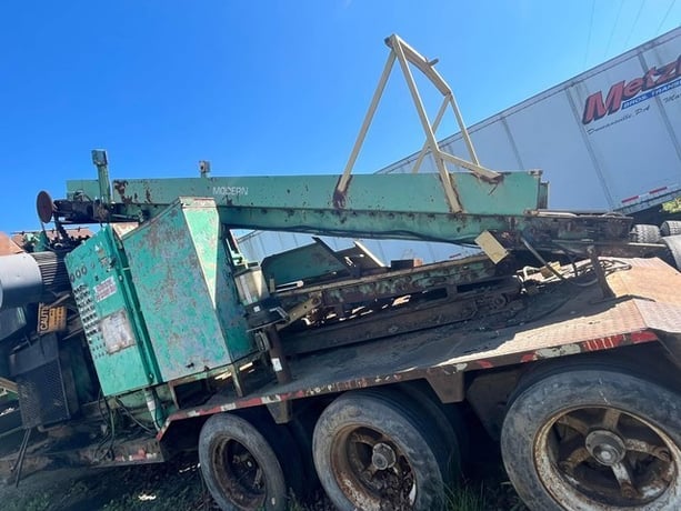 Columbus McKinnon tire shredder, 300 HP, 72" hopper opening, 20 TPH, 1992 - Image 5