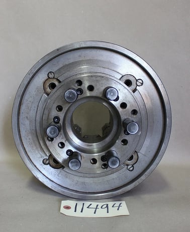 12" Bernard, 4-Jaw manual chuck, 3" thru hole, D1-8 Camlock back - Image 5
