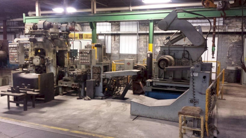 United, 4-Hi mill, cold rolling, 5" x18" x14" material,.15"-12" width Stainless Steel,.010"-.215" thick - Image 1