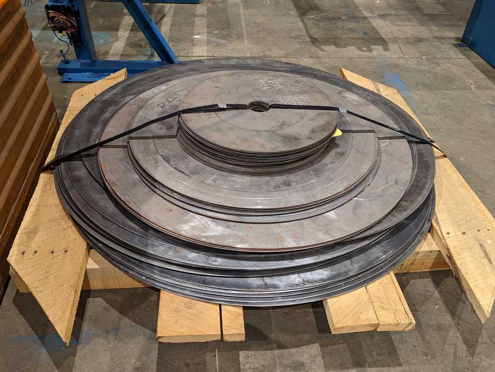 12" x 2.5" Ruesch #76, slitting line, 1000 lb., scrap winder, dual recoilers - Image 3