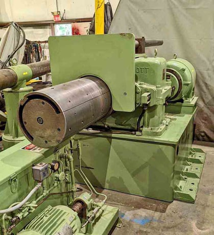 24" x 4.12" Ruesch #146, slitting line, 6000 lb., steel stripper ring assembly - Image 10