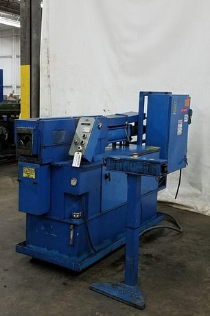 3" Addison McKee #FM-70RF, long stroke tube end former, single hit hydraulic vise & ram - Image 1