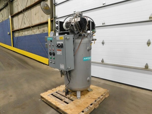 Airtech #OL-3CIL3-2TANV, dry rotary vane vacuum system, 200 psi MAWP - Image 3