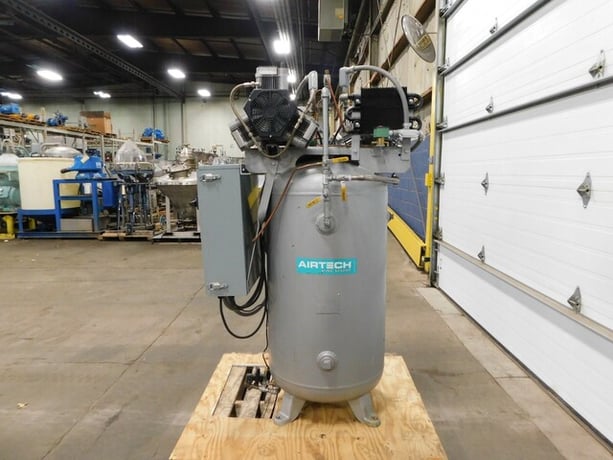 Airtech #OL-3CIL3-2TANV, dry rotary vane vacuum system, 200 psi MAWP - Image 4