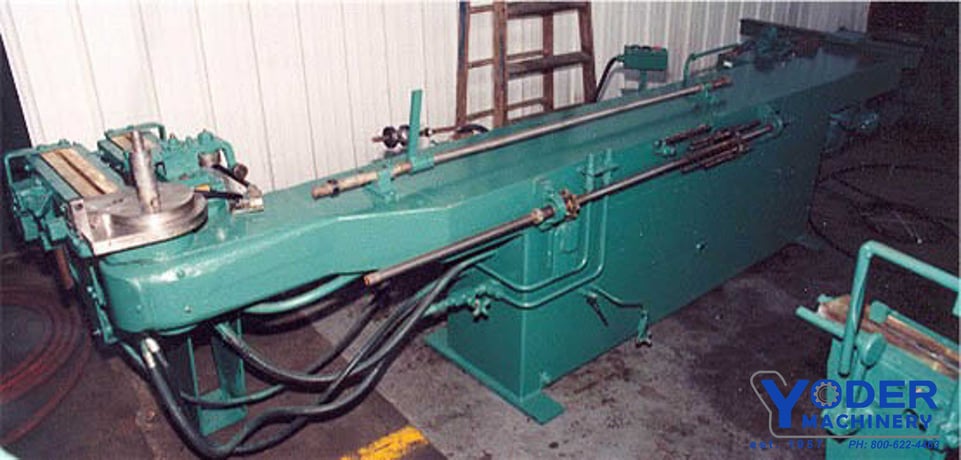 1" Pines #1, hydraulic bar tube & pipe bender, 5 HP, counter clock wise rotation, hydraulic clamping, #19436 - Image 1