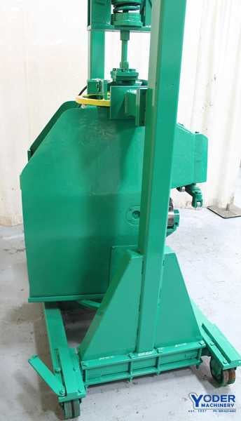 No. X-91 Pullmax, beveler, 7-1/2 HP, bevel straight or curves plate, 12 FPM, #61806 - Image 5