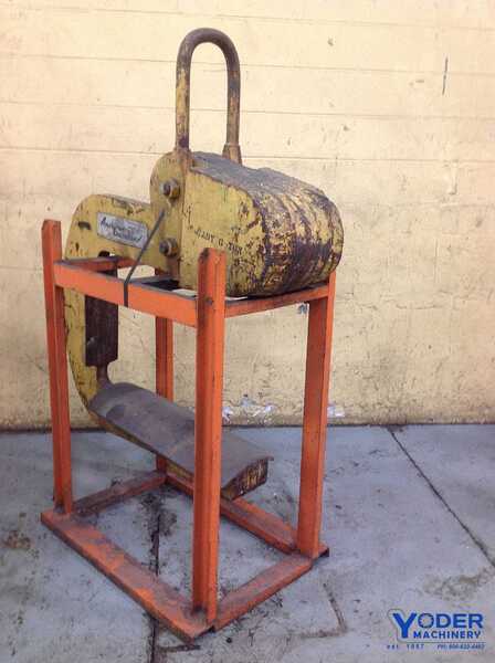 16000 lb. American Crane coil lifter C-hook, 48" coil width, 32" C depth, 22" C open, #65630 - Image 7