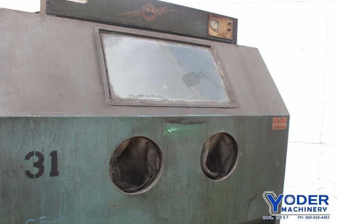37" x 48" x 31" Blast-It-All #4837, abrasive blasting cabinet, 1/2 HP, 600 cfm, #72067 - Image 4