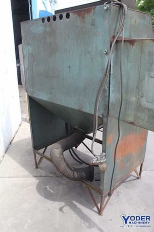 37" x 48" x 31" Blast-It-All #4837, abrasive blasting cabinet, 1/2 HP, 600 cfm, #72067 - Image 7