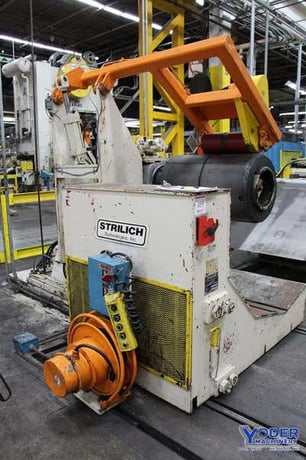 20000 lb. Strilich #204, driven coil reel & car, 36" W, 14"-18" ID, 72" OD, 36" face, #67552 - Image 4