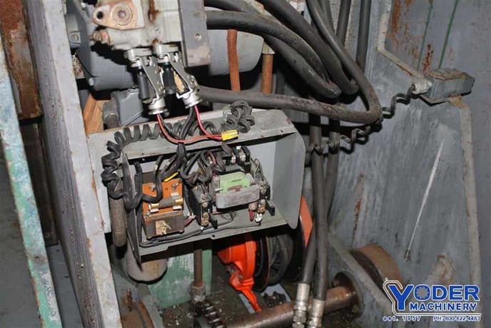 20000 lb. Loopco, hydraulic coil car, 20' lift, 1250 psi, right hand, 3 HP, #7596 - Image 6