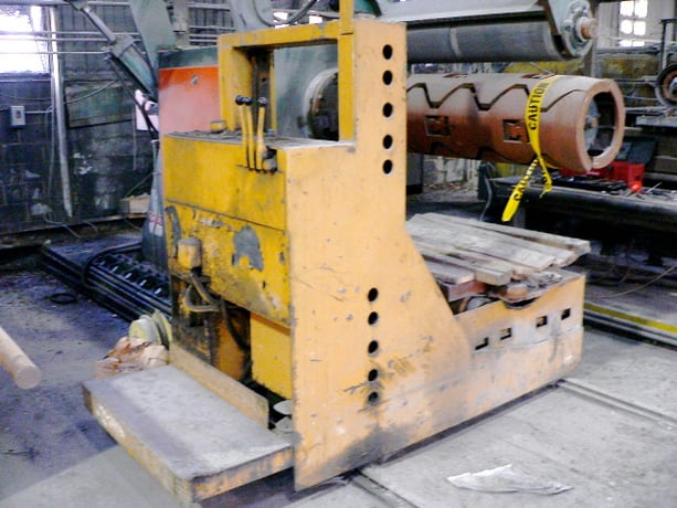 30000 lb. Coil car, hydraulic drive, 29" drum, 60" OD coil, 18" vertical travel, #59728 - Image 10