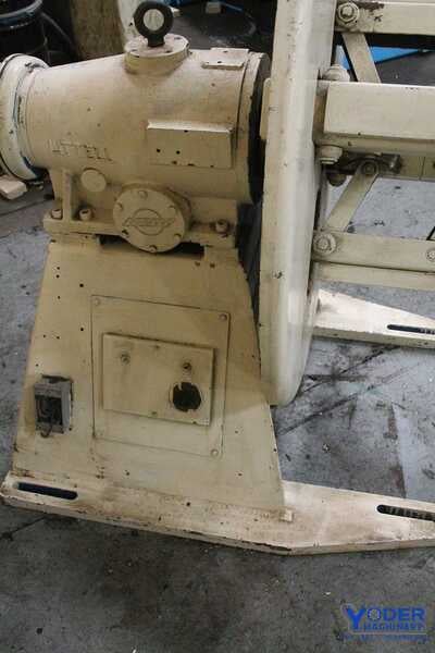 2500 lb. Littell #25-12, coil reel, 12" width, 60" outside dimensions, 16"-20" ID, 4 mandrels, #65621 - Image 8