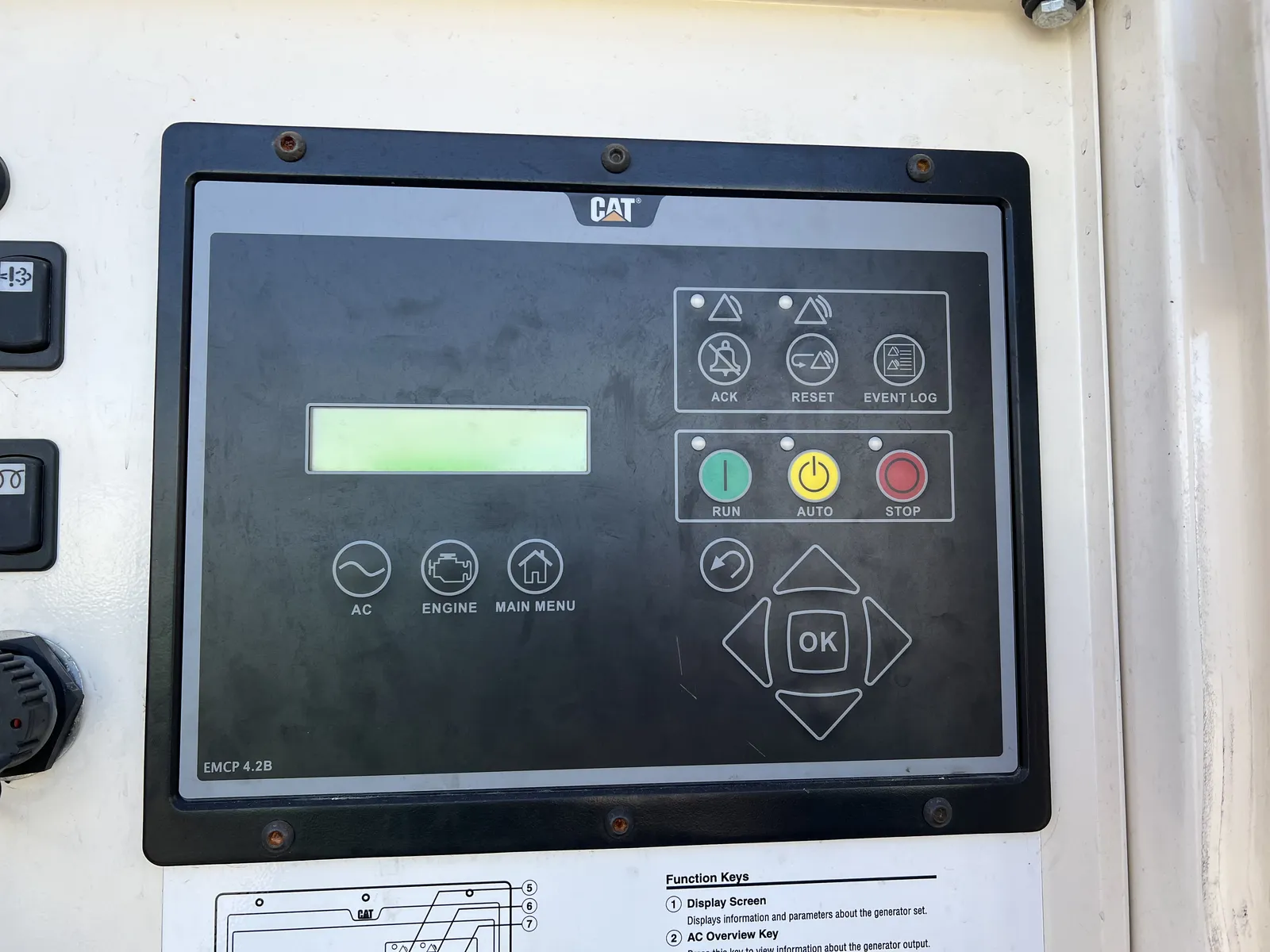 100 KW Caterpillar #XQ125, diesel, enclosure mounted on trailer, 9810 hours, 2017, #89381 - Image 5