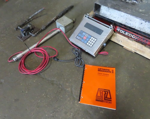 5000 lb. Toledo, Floor Scale with Airfloat Turntable, 4' x 4' x 3" diamond plate scale, Avery Weigh-Tronix - Image 5