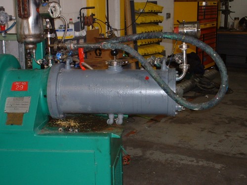 Netzsch, Media Mill, molinex style, 25 HP variable speed, 20 Liter, Horizontal Chamber, 1981 - Image 5