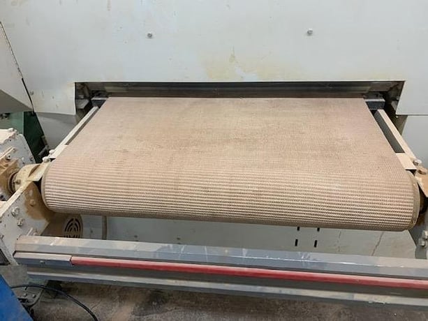 36" Timesavers #37-2-0/B, Orbital Sander, (2) top heads - one orbit, one brush, 1991 - Image 3