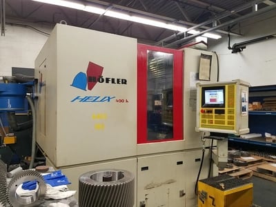 Hofler #Helix-400K, CNC gear grinder, 0.4"-1.8" gear diameter, 2.5-50.8 DP, in plant under power, 2001 - Image 3