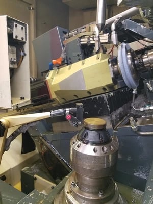 Hofler #Helix-400K, CNC gear grinder, 0.4"-1.8" gear diameter, 2.5-50.8 DP, in plant under power, 2001 - Image 5