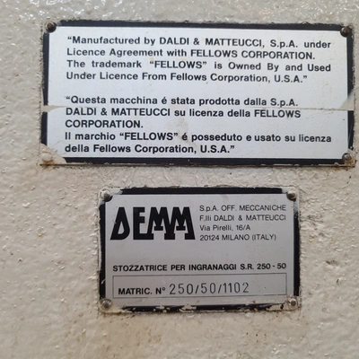 Fellows / Demm #10-2, vertical gear shaper, 10" dia., 2" stroke, remanufactured 2002 - Image 8