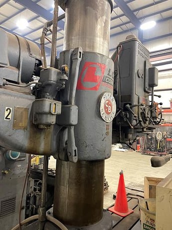 8' -19" Cincinnati Bickford #6E, column radial drill, 10-1250 RPM, 1950 - Image 2