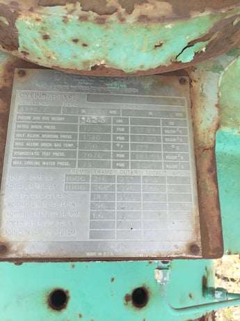 14.5" Bore, Dresser #OF6XH-4, 14.50" s/n a-19824, & A19825, (2) 9.25" S/N A-19826 & A19827, Compressor(2 - Image 9