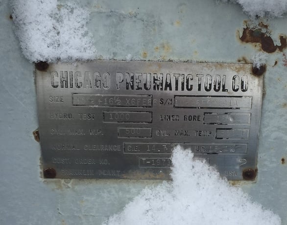 Chicago Pneumatic #FE650D-2 Core, Compressor - Image 3