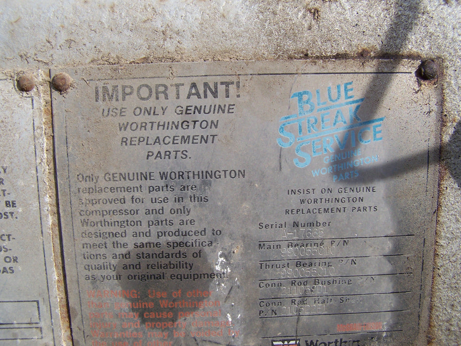 Worthington #OF5HU2, Compressor Frame - Image 3