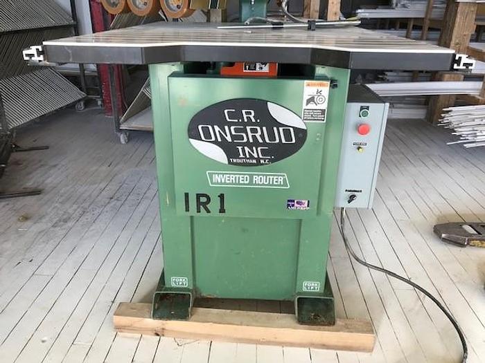 Onsrude Inverted Router Onsrud #3025, Inverted Pin, Router, 5 HP, 230 V., 3 Ph, 1994 For Sale ...