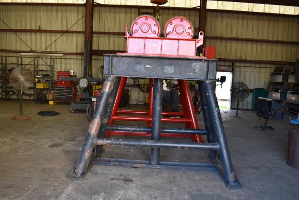150 Ton, Ransome, turbine rotators, 12" x 22" micarta wheels, 8"-32" diameter range - Image 2