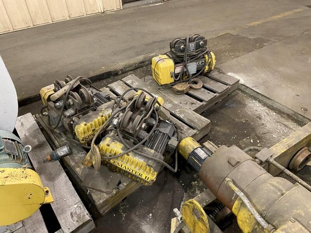 1 Ton, R & M #SA-1-26, Under Hung Cable Hoist, 1 HP, Pendant Control, 460 V. - Image 1