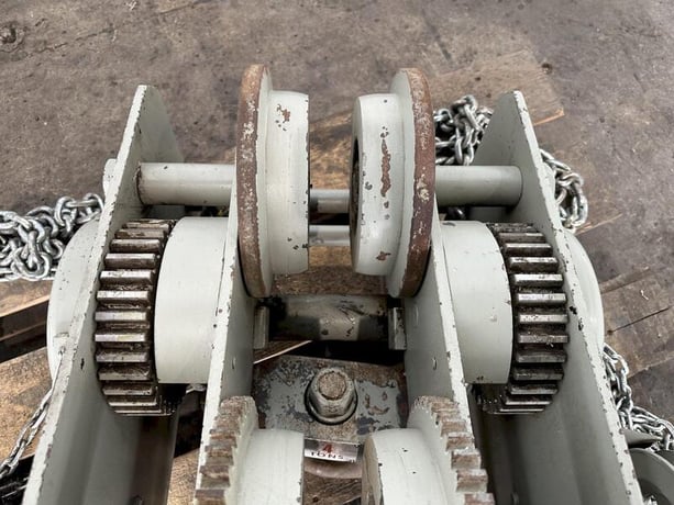 4 Ton, Budgit Under Hung Chain Hoist, hand chain control, 480 lb. hoist, S/N LG-4306 - Image 4