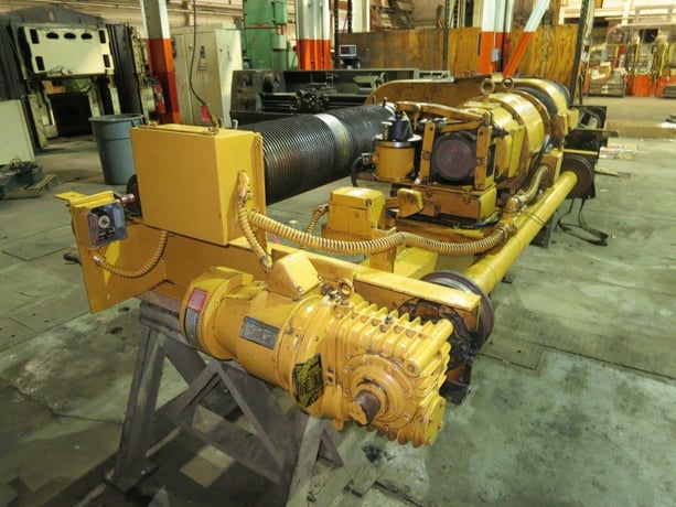 5 Ton, Whiting Top Running Double Girder Trolley Hoist, 72" trolley gauge, 46' lift (2 part double reeve) - Image 2