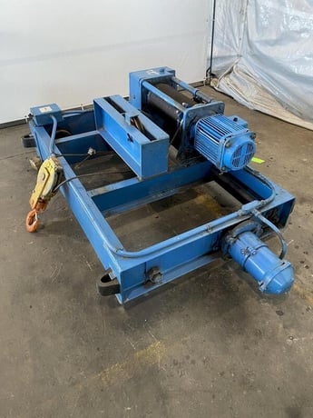 3 Ton, Ace Top Running Double Girder Trolley Hoist, 5' trolley gauge, 20' lift, AC 460 V. - Image 3