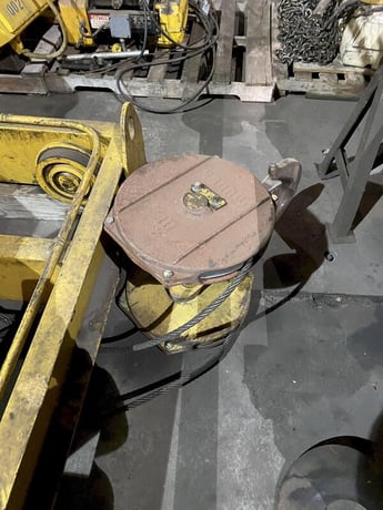 10 Ton, Munck Top Running Trolley Hoist, 20 HP, 1800-600 RPM, 460 V., S/N 908370D-1 - Image 2
