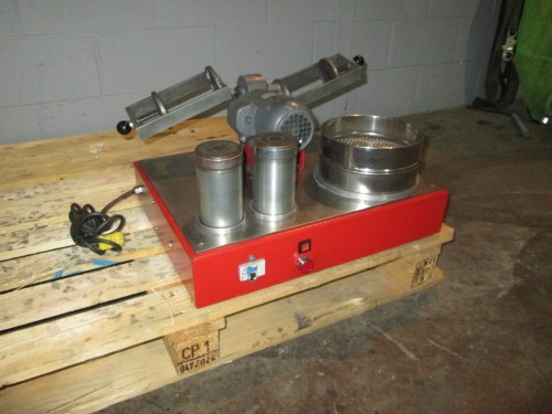 R & D Carbon Ltd #RDC-181, Tumbling Apparatus, Lab unit, tumbled for 20 minutes with 50 steel balls, 2 steel - Image 1