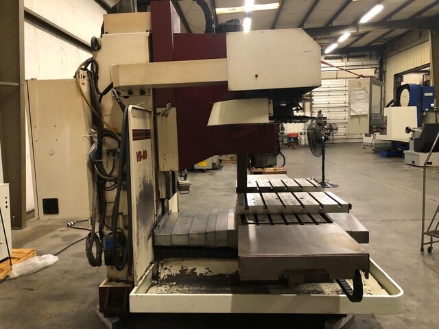 Fryer #VB-60, bed mill, Siemens Touch 2100 CNC, box-way, 30" x 60", 25 HP, 10000 RPM, 2-speed gear box, Cat - Image 6