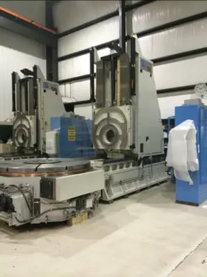 Gould & Eberhardt #120-G, external CNC gear gasher, Fanuc 18iB, 150" gear diameter, 2009 - Image 1