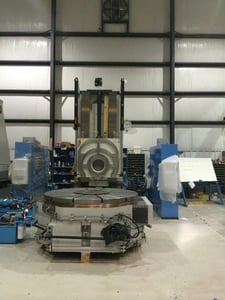 Gould & Eberhardt #120-G, external CNC gear gasher, Fanuc 18iB, 150" gear diameter, 2009 - Image 2
