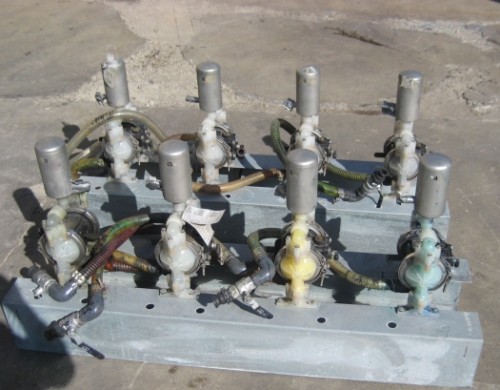 1/2" Sandpiper #OEM-25, Airpowered Double Diaphragm Pumps, 1/2" inlet, Type TN-3-PP, qty. 8 - Image 3