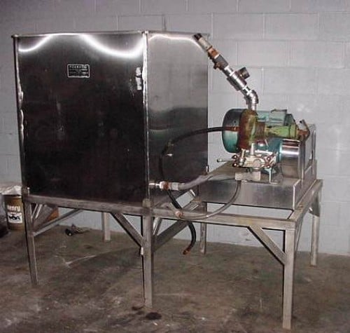 Foamatic #SCCS-3000, Clean In Place Pump, with Tank, on Stainless Steel stand - Image 1