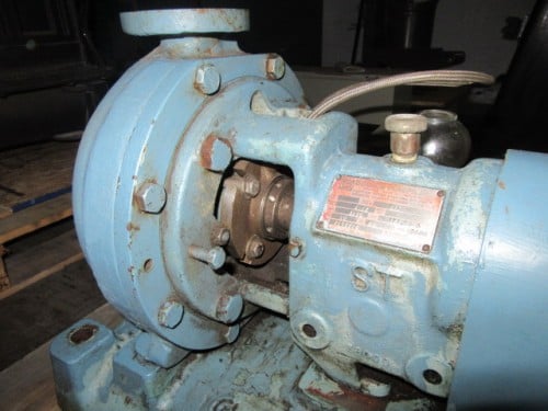 10 GPM @ 80' TDH, Goulds #3196, Centrifugal Pump, Stainless Steel, with mechanical seal, 360 RPM, 15 HP - Image 4