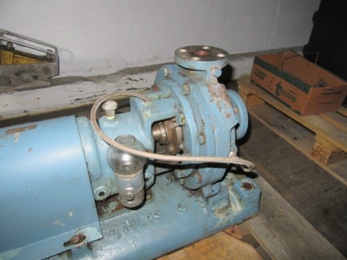 10 GPM @ 80' TDH, Goulds #3196, Centrifugal Pump, Stainless Steel, with mechanical seal, 360 RPM, 15 HP - Image 5