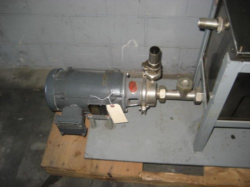 L.C. Thomsen & Sons Inc. #409EXA1, Sanitary Pump, 1.5" x 1" discharge, with supply tank, 3/4 HP, Serial #3A - Image 3