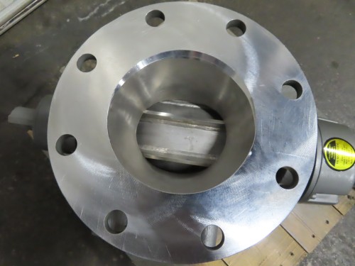 Rotolok #15RVCH55BVDRA, Rotary Airlock Valve, 7" open ended rotor, 3/4" long fins, 11" flange - Image 4